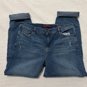 Gloria Vanderbilt Dark Blue Boyfriend Jeans